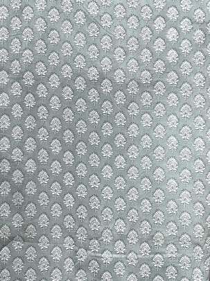 60/60 Cotton Butti Print Grey/ 