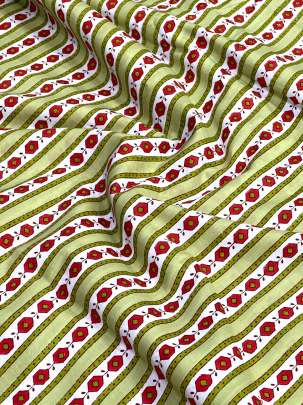 60/60 Cotton Butti Print Light Parrot Green/ 