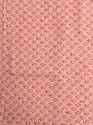 60/60 Cotton Butti Print Peach/ 