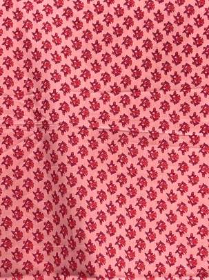 60/60 Cotton Butti Print Peach Pink/ 