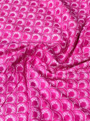 60/60 Cotton Butti Print Pink/ 