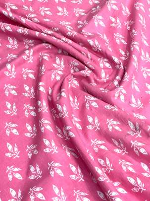 60/60 Cotton Butti Print Pink/ 