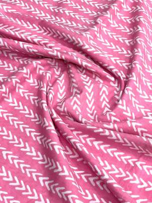 60/60 Cotton Butti Print Pink/