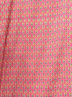 60/60 Cotton Butti Print Pink Peach/ 