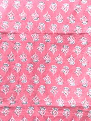 60/60 Cotton Butti Print Pink/ 