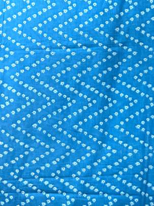 60/60 Cotton Butti Print Sky Blue/ 