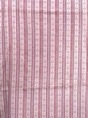 60/60 Cotton Floral Lining Print Light Peach/ 