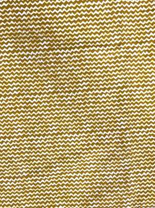 60/60 Cotton Handblocked Lining Print Mustard Yellow/ 