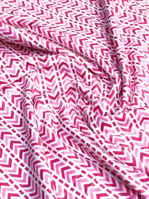 60/60 Cotton Print Pink/