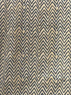 60/60 Cotton Zig-Zag Print Grey/ 