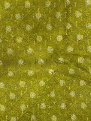 Aari Work With Banarasi Butti/ Pure Banarasi fabrics