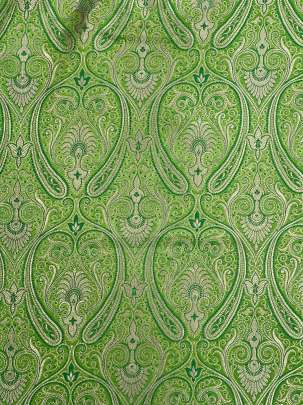 Art Kinkhab Green/ Pure Banarasi fabrics