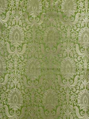 Art Kinkhab Light Parrot Green/ Pure Banarasi fabrics