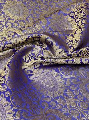 Art Kinkhab Light Purple/ Pure Banarasi fabrics