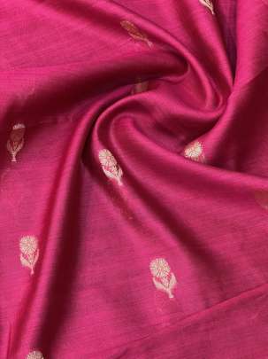 Banarasi Chiniya Silk Cherry Red/ 