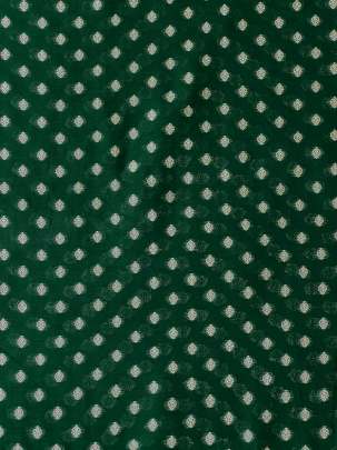 Banarasi Chiniya Silk Green/ Pure Banarasi fabrics