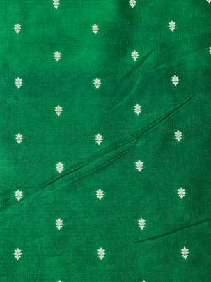 Banarasi Chiniya Silk Green/ Pure Banarasi fabrics