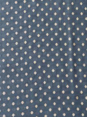 Banarasi Chiniya Silk Grey/ Pure Banarasi fabrics