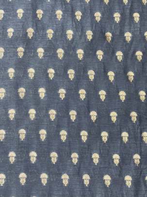 Banarasi Chiniya Silk Grey/ Pure Banarasi fabrics