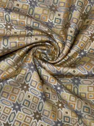 Banarasi Chiniya Silk Lemon Green/