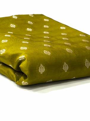 Banarasi Chiniya Silk Lemon Green/