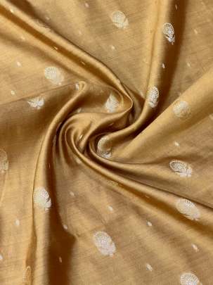 Banarasi Chiniya Silk Light Brown/ Pure Banarasi fabrics