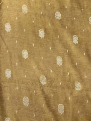 Banarasi Chiniya Silk Light Brown/ Pure Banarasi fabrics