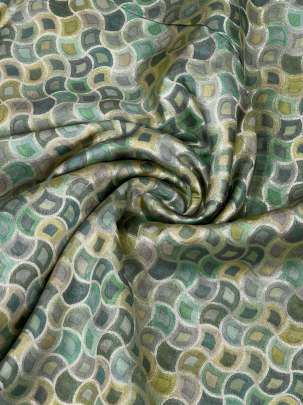 Banarasi Chiniya Silk Light Green/ Pure Banarasi fabrics