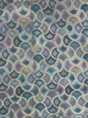 Banarasi Chiniya Silk Light Purple & Sky Blue/ Pure Banarasi fabrics