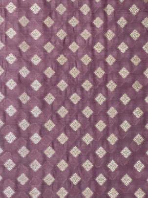 Banarasi Chiniya Silk Light Wine/ Pure Banarasi fabrics