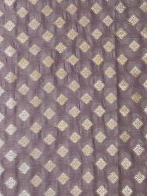 Banarasi Chiniya Silk Light Wine Pure Banarasi fabrics