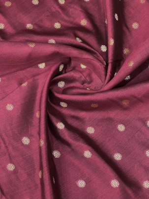 Banarasi Chiniya Silk Maroon/ 