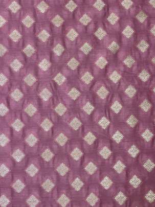 Banarasi Chiniya Silk Pastel Pink/ Pure Banarasi fabrics