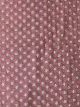 Banarasi Chiniya Silk Peach/ Pure Banarasi fabrics