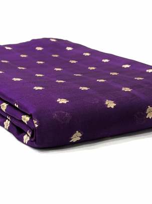 Banarasi Chiniya Silk Purple/