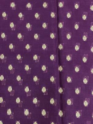 Banarasi Chiniya Silk Purple/ Pure Banarasi fabrics