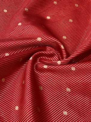 Banarasi Chiniya Silk Red/ 