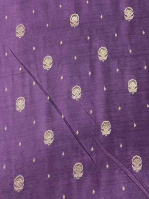 Banarasi Chiniya Silk Rose Wine/ Pure Banarasi fabrics