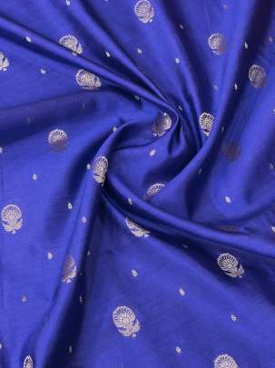 Banarasi Chiniya Silk Royal Blue/ 