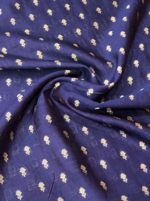 Banarasi Chiniya Silk Royal Blue/ 