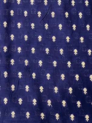 Banarasi Chiniya Silk Royal Blue/ Pure Banarasi fabrics