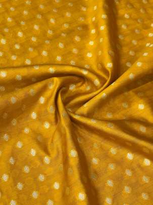 Banarasi Chiniya Silk Yellow/