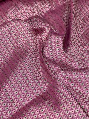 Banarasi Kinkhab Pink/ Pure Banarasi fabrics