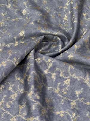 Banarasi Munga Silk Grey/ 