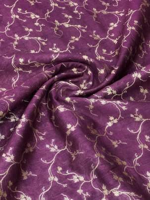 Banarasi Munga Silk Magenta/ Pure Banarasi fabrics