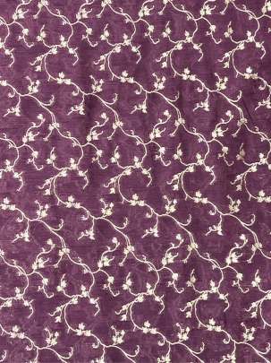 Banarasi Munga Silk Wine/ Pure Banarasi fabrics