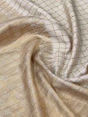 Banarasi Munga Silk With Daman ( Dyeable )/ 