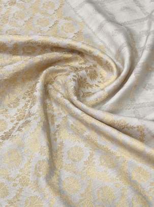 Banarasi Munga Silk With Daman ( Dyeable )/ 