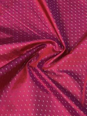 Banarasi Pure Silk Rani with Magenta Tint/ Pure Banarasi fabrics