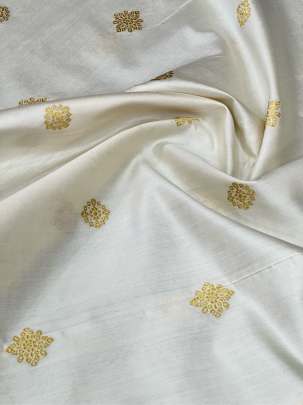 Banarasi Pure Silk White/ 